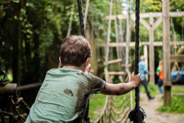 Low-rope-parcours-actief-kinderfeestje