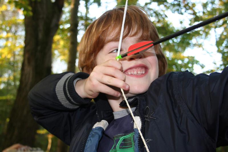 Actief-kinderfeestje-boogschieten-herfst