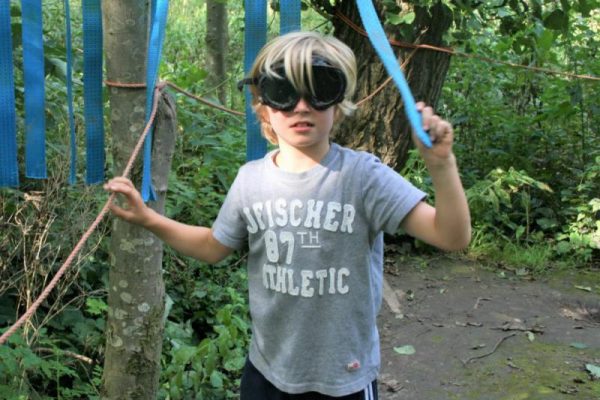 Blinddoek baan schoolreisje almere